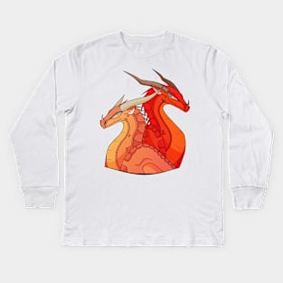 Wings of Fire - Peril & Sky Kids Long Sleeve T-Shirt